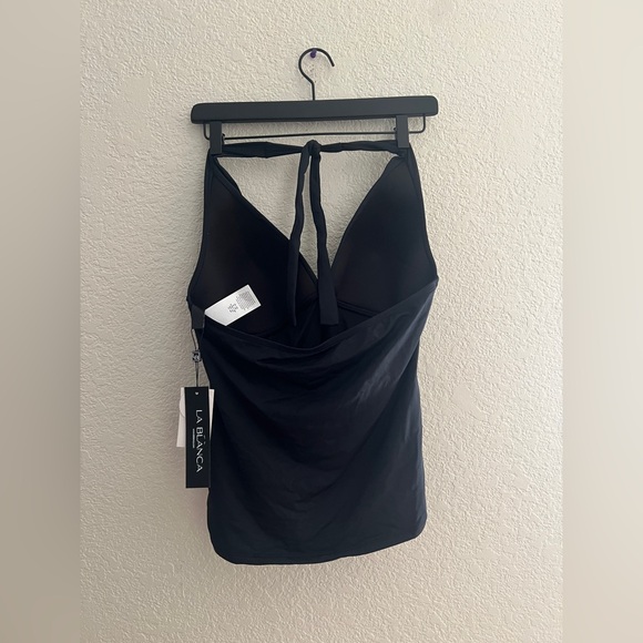 La Blanca Women’s Island Goddess Halter Tankini Top - Picture 5 of 6